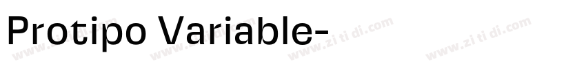 Protipo Variable字体转换